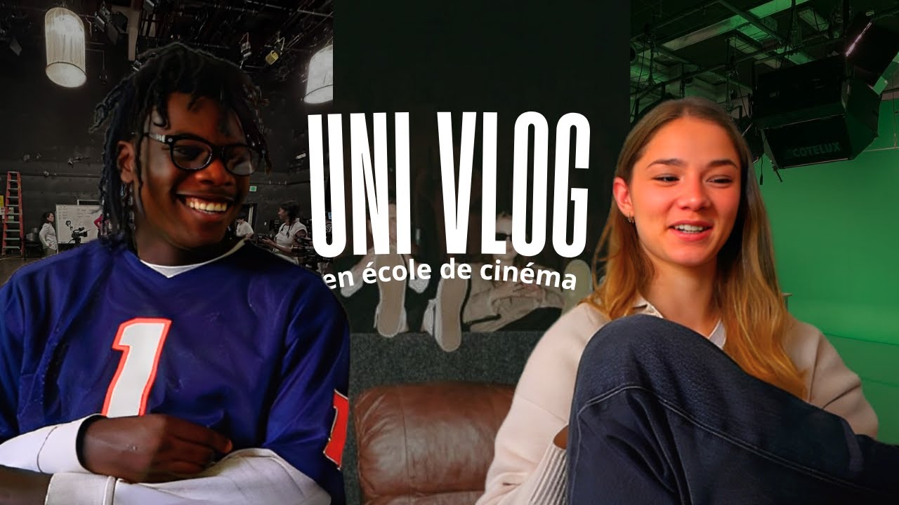 UNI VLOG 🎬 une journée (repos) en école de cinéma ça donne quoi?