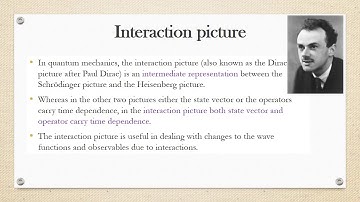 Fundamental concept of Interaction picture