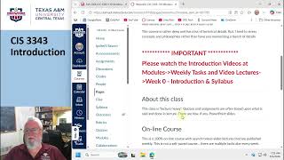CIS3343 Introduction Part3