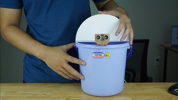 Cómo hacer un cubo de basura inteligente - DIY
