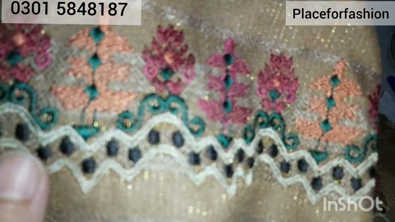 Poshima by charizma/plachi shawal/c print/order on what's app #@placeforfashion 