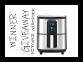 WINNER GIVEAWAY KITCHER AIR FRYER LOW FAT HEALTHY EATING - BONUS RECIPES | Connie&#39;s RAWsome kitchen