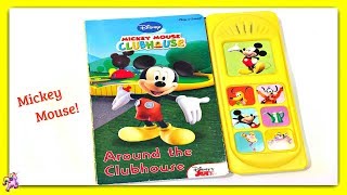 DISNEY MICKEY MOUSE CLUBHOUSE "AROUND THE CLUBHOUSE" - Read Aloud Storybook for kids, children