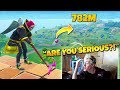 Ninja Reacts to "The Best Golf Trickshot of all Time!" (Twitch Moments Fortnite Reaction)