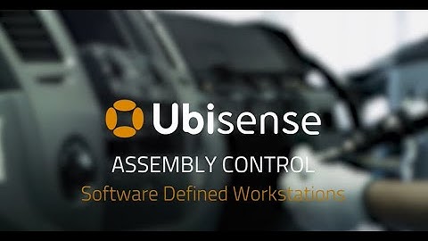 Ubisense Tool Control - Software Defined Workstations