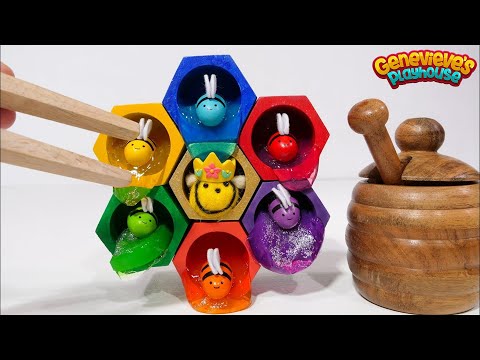Colorful Toy Learning Videos For Kids Honey Bees Pirate Ships And Gabby S Dollhouse
