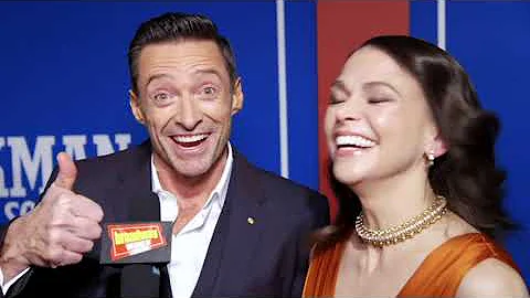 Hugh Jackman, Sutton Foster, Shuler Hensley, and M...
