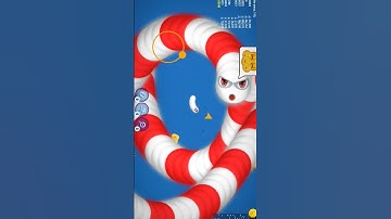 🔥🐍 Worms Zone io new snake game|😱 Big vs Small snake fight #shorts #snake #game #001 #pro_snake