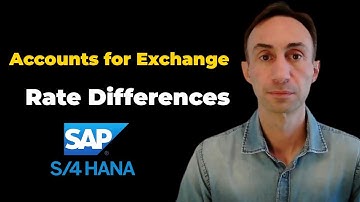 Define Accounts for Exchange Rate Differences for Vendors & Customers: SAP S/4 HANA