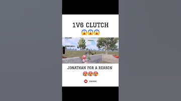 JONATHAN 1V6 CLUTCH 😱🥵😱🥵 ||#ytshorts #youtube #youtubeshorts #shortvideo #shortsfeed #shorts #short