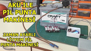 ARAÇ AKÜSÜ İLE PİL PUNTA MAKİNESİ, Akü İle Pil Punta Makinesi, 12 Volt Pil Punta Makinesi by mehmet efe usta 7,424 views 6 months ago 16 minutes