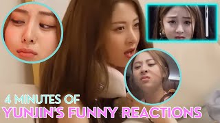 YUNJIN'S epic reactions and facial expressions