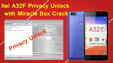 Itel A32F Privacy protection password Unlock with Miracle Box Crack Repon vai
