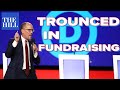Saddled with debt, DNC gets trounced in fundraising