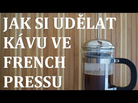 Video: Jak Používat Kávovar French Press
