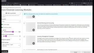 AI Powered Course Content Creation in Blackboard Ultra
