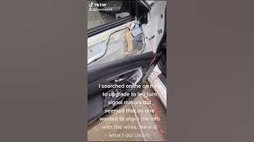 led turn signal mirrors upgrade how to #nissan #altima #nissanclub #classic #led #mirrors #howto