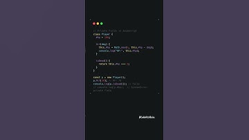 What Does # Mean in JS Classes? Private Fields Explained #coding #javascript #shorts