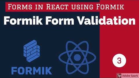 React Formik- Form Validation #04