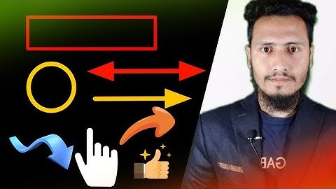 How To Add Shape In Kinemaster Video Arow,Square,Circle,Cross || The Numan IT