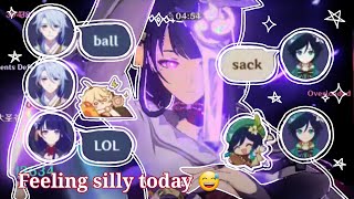 Random Moment In Co-Op Genshin Impact