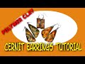 Cernit earrings tutorial - Triple Delight
