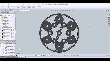 Plantry Gear Train & Motion simulation