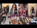 20TH BIRTHDAY VLOG + PREP | Makeup, Nails, Hair, Club, Dinner + More