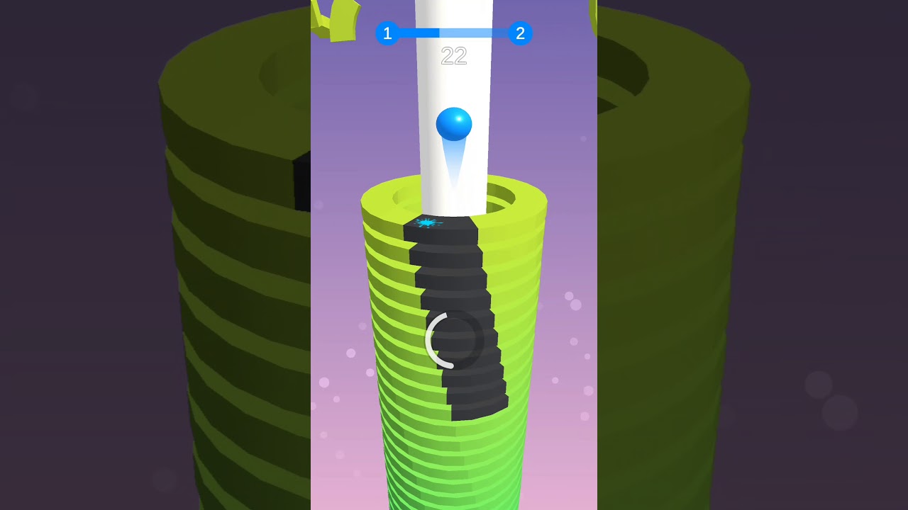 Stack Ball - Blast through platforms Level 1 2 3 Gameplay Walkthrough