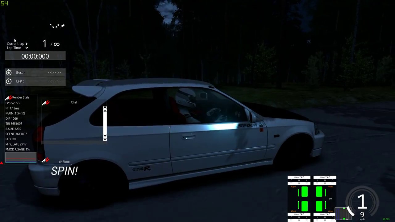 Assetto Corsa: Spoon Type R Civic Night Rally - YouTube