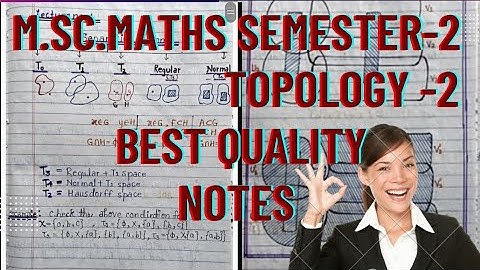 msc maths sem2 topology notes | lucknow university notes #mscmaths, #notes, #shorts