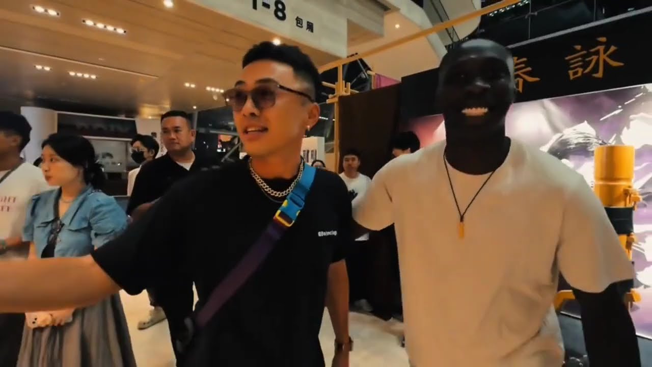 接待外国友人无语哥深圳站中国行 #深圳 