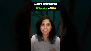 📚 Don't Skip These 5 Topics of Biology ! 🌱 #Shorts #neetbiology #neetprep #neet2024 #vanimam