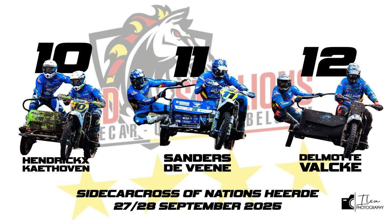 Sidecarcross of Nations in Heerde 27/28-09-2025: Team België 