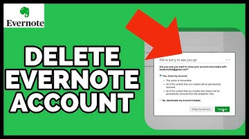 Evernote Account Deletion: How to Delete Evernote Account on PC?