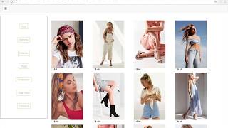Fashion Website Update
