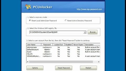 Pcunlocker appneehttp://www.top-password.com/guide/reset-windows-password.html năm 2024