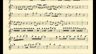 Midnight Blue By ELO Bb Instruments Video Play Along Music Sheet Backing Track