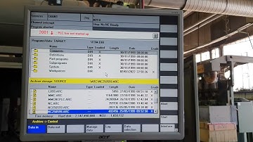 Siemens Sinumerik 840d Backup problem?