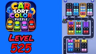 Car Sort Color Puzzle Level 525 Walkthrough