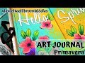 Art Journal Flores Libro alterado