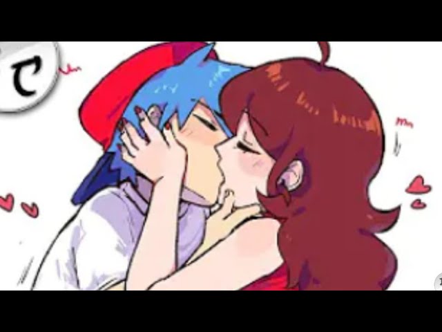 The Kiss Of Girlfriend And Boyfriend (Friday Night Funkin Comic Dub Compilation) class=