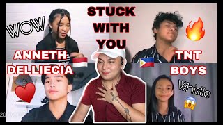 VOCALIST REACTION || ANNETH DELLIECIA ft. TNT BOYS - Stuck with you || GREAT COLLAB FROM ??️??