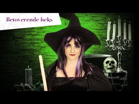 Halloween make-up heks instructies