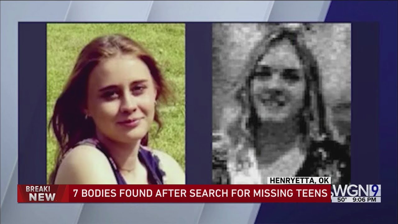 7 Bodies Found In Search For Two Missing Oklahoma Teens Authorities Youtube 