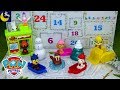 Paw patrol surprise toys the christmas advent calendar toy reveal 2018 chase skye count down