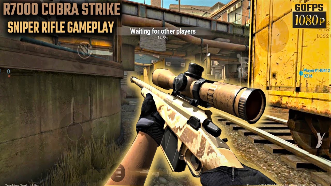 Combat Master Online FPS - R7000 Cobra Strike Sniper Rifle Gameplay