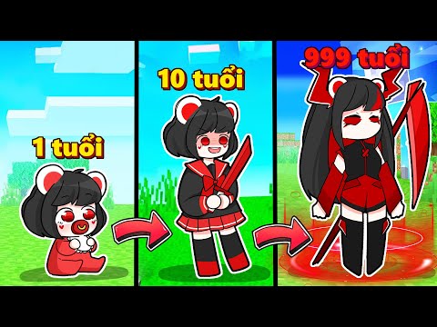 Nếu Simmy Yandere Có Cuộc Sống Từ 1 Tuổi Đến 999 Tuổi Trong Minecraft