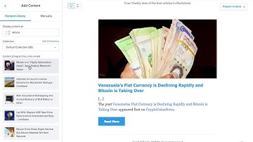 Drag and Drop in our Email Editor