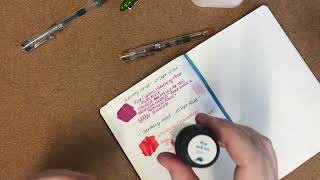 Wing Sung Demonstrator fountain pens and Robert Oster inks